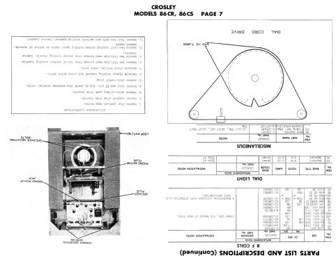 86CS ; Crosley Radio Corp.; (ID = 597517) Radio