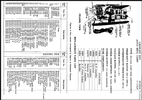 9-103 ; Crosley Radio Corp.; (ID = 326881) Radio