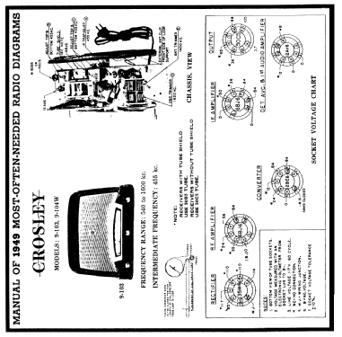 9-104W ; Crosley Radio Corp.; (ID = 93304) Radio