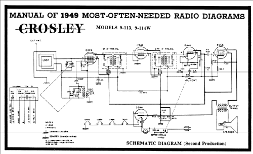 9-114W ; Crosley Radio Corp.; (ID = 93674) Radio