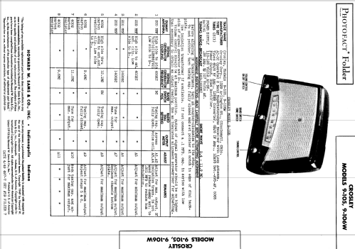 9-105 ; Crosley Radio Corp.; (ID = 586262) Radio