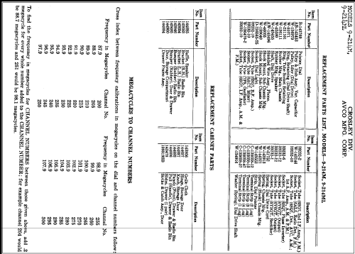 9-214ML ; Crosley Radio Corp.; (ID = 281184) Radio