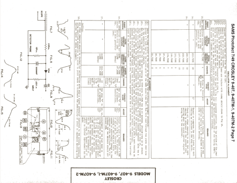 9-407M-1 ; Crosley Radio Corp.; (ID = 1334408) TV Radio