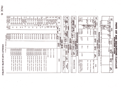 9-407M-1 ; Crosley Radio Corp.; (ID = 1334427) TV Radio