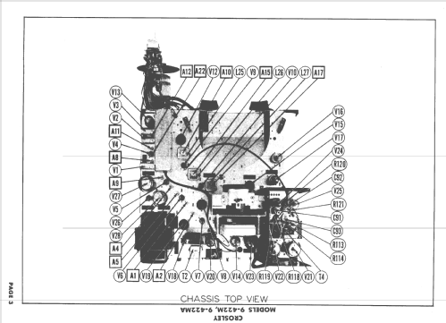 9-422M ; Crosley Radio Corp.; (ID = 1543701) Television