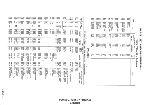 9-422M ; Crosley Radio Corp.; (ID = 1543710) Television