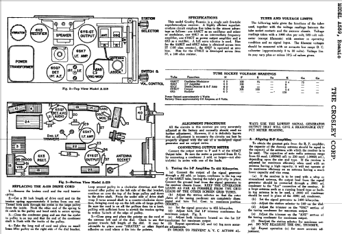 A559 ; Crosley Radio Corp.; (ID = 90885) Car Radio