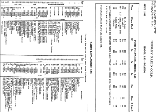 Battery Fiver 5A3; Crosley Radio Corp.; (ID = 144507) Car Radio