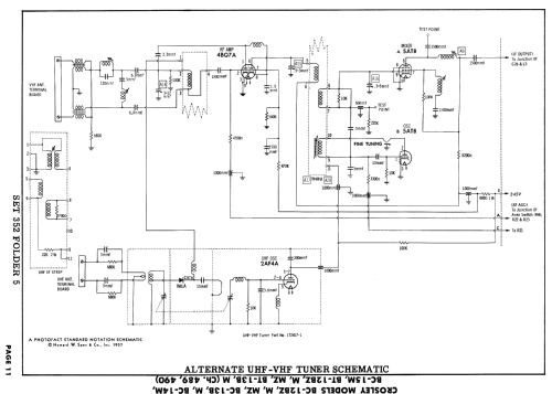 BC-12M Ch= 489; Crosley Radio Corp.; (ID = 1862982) Television