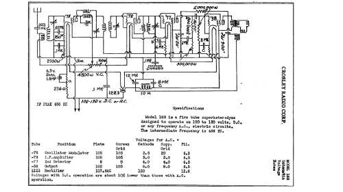 Companion Ch= 163; Crosley Radio Corp.; (ID = 2693571) Radio