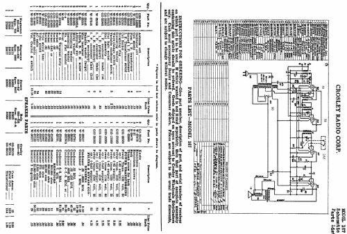 Dual Fiver Lowboy Ch= 167; Crosley Radio Corp.; (ID = 1751301) Radio