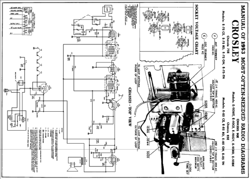 E-85RD Ch= 85E; Crosley Radio Corp.; (ID = 160664) Radio