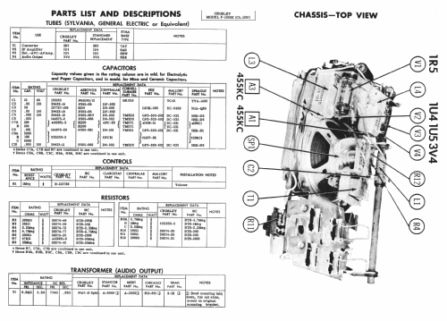 F-110GN Ch= 110F; Crosley Radio Corp.; (ID = 981951) Radio