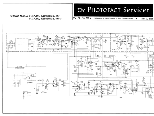 F-21PDBU Ch= 406-1; Crosley Radio Corp.; (ID = 2537018) Television