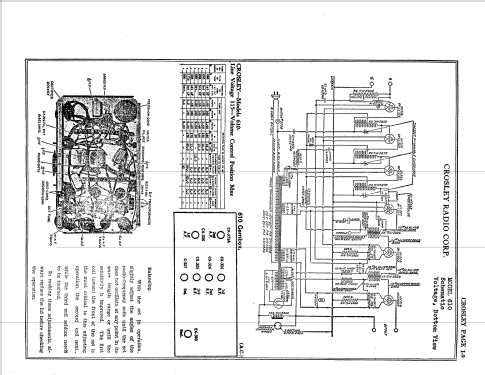 Gemchest 610; Crosley Radio Corp.; (ID = 838608) Radio