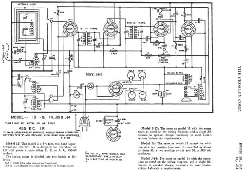 J14 ; Crosley Radio Corp.; (ID = 273441) Radio