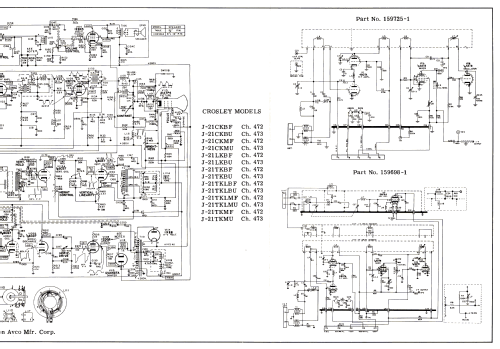 J-21CKBF Ch= 472; Crosley Radio Corp.; (ID = 2695613) Television