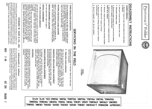 J-21CKMU Ch= 473; Crosley Radio Corp.; (ID = 2319577) Television