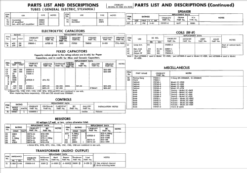 JC-6BK Ch= R103; Crosley Radio Corp.; (ID = 2356773) Radio