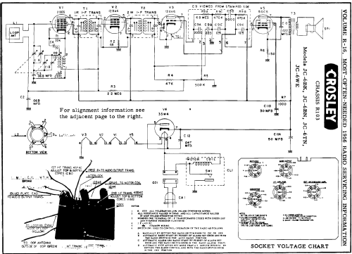 JC-6BN Ch= R103; Crosley Radio Corp.; (ID = 123782) Radio