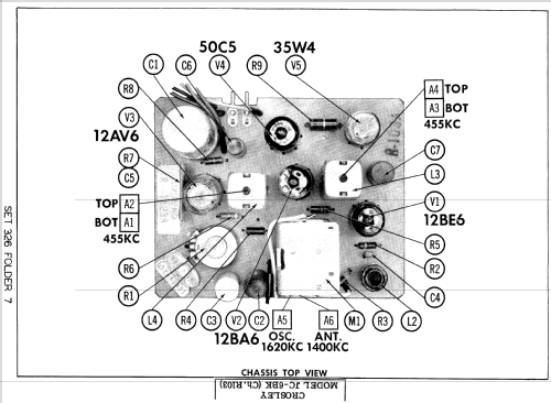 JC-6BN Ch= R103; Crosley Radio Corp.; (ID = 586427) Radio