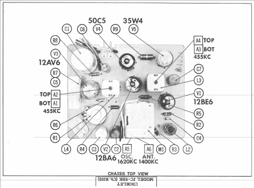 JC-6BN Ch= R103; Crosley Radio Corp.; (ID = 2356782) Radio