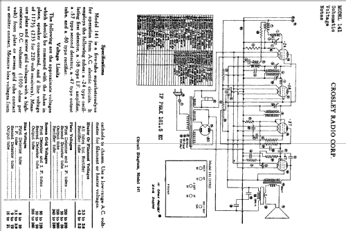 141 'Book Case' Ch= 141; Crosley Radio Corp.; (ID = 489510) Radio