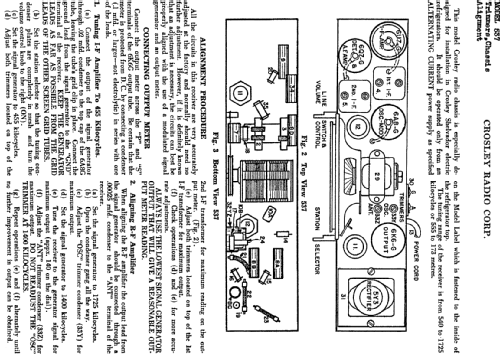 Refrigerator Radio Ch= 537; Crosley Radio Corp.; (ID = 193070) Radio