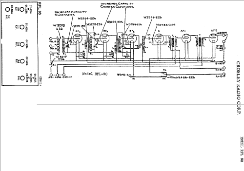 RFL-90 ; Crosley Radio Corp.; (ID = 72887) Radio