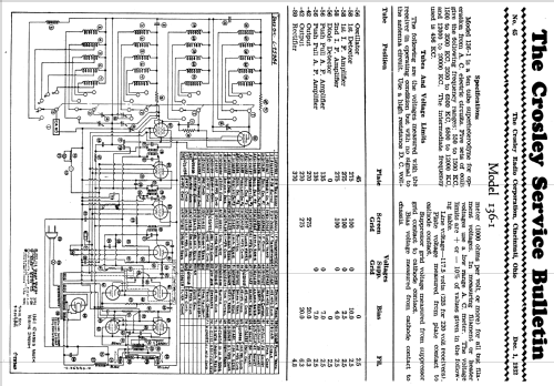 136-1 'Secretary' Ch= 136-1; Crosley Radio Corp.; (ID = 1610429) Radio