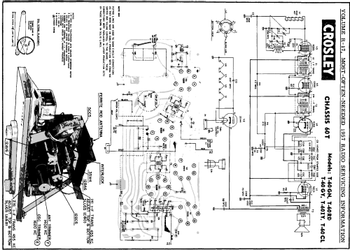 T-60CL Ch= 60T; Crosley Radio Corp.; (ID = 129266) Radio