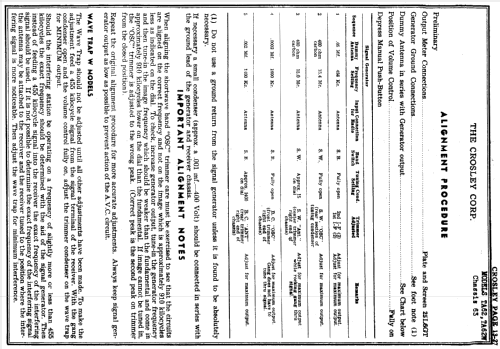 TA62 62 Ch= 63; Crosley Radio Corp.; (ID = 158997) Radio