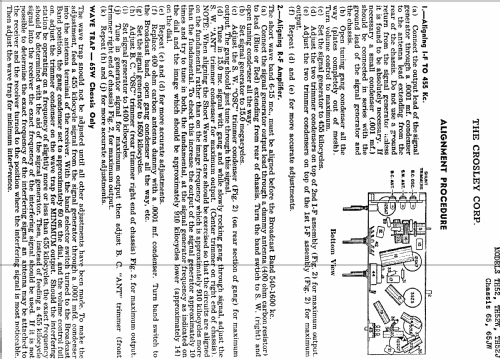 TH52 65; Crosley Radio Corp.; (ID = 101501) Radio