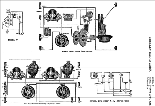 Two-Stage A.F. Amplifier 2-Step A.F.Amp.; Crosley Radio Corp.; (ID = 98345) Ampl/Mixer