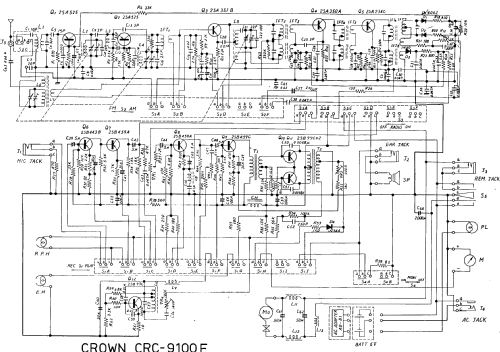 Crowncorder CRC-9100F; Crown Radio Corp.; (ID = 987433) Radio