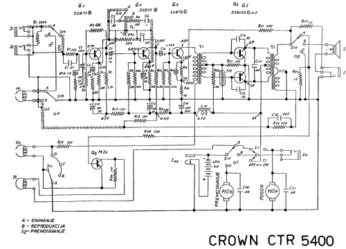 Crowncorder CTR 5400; Crown Radio Corp.; (ID = 987432) R-Player