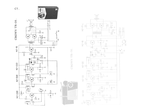 Six Transistor TR-26; Crown Radio Corp.; (ID = 3091675) Radio