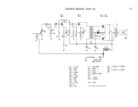 STP-30; Crown Radio Corp.; (ID = 3091654) R-Player