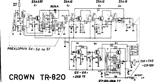 TR-820; Crown Radio Corp.; (ID = 987419) Radio