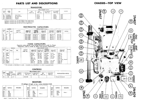 Super All Transistor TR-830; Crown Radio Corp.; (ID = 613795) Radio