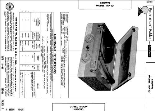 TRP-10; Crown Radio Corp.; (ID = 582954) Radio