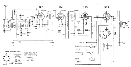 C-6 /PILHA; CRT, Continental (ID = 2160521) Radio