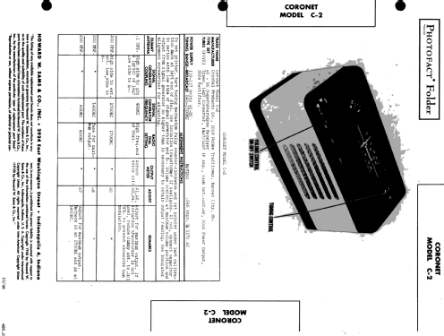 Coronet C2; Crystal Products; (ID = 507499) Radio