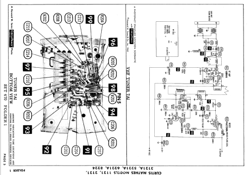 1121, 2121, 3121A, 5521A ; Curtis Mathes MfG. (ID = 639423) Television