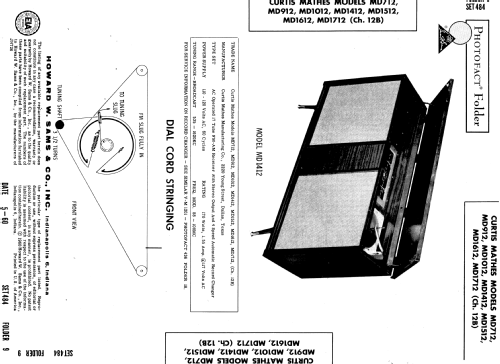 MD1012 Ch= 12B; Curtis Mathes MfG. (ID = 569142) Radio