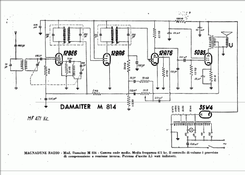 M814; Damaiter marca / (ID = 346591) Radio