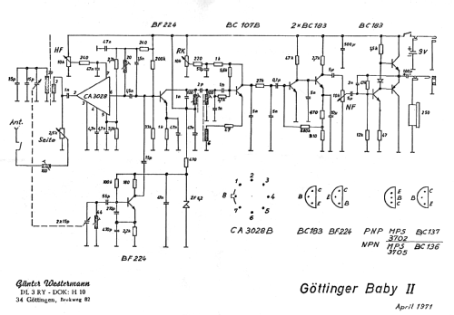 Göttinger Baby II ; DARC Deutscher (ID = 1956833) Amateur-R