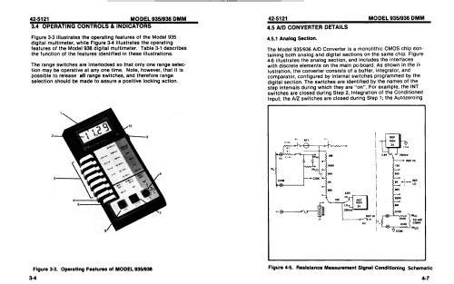 Digital Multimeter with audible alarm 936; Data Precision Corp. (ID = 2394728) Equipment