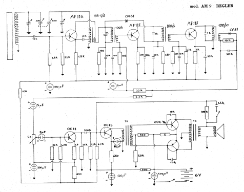 Regler AM 9; DBR D.B.R.; (ID = 2954357) Radio