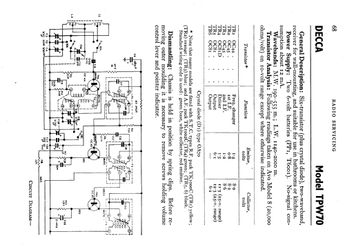 TPW70; Decca Brand, Samuel (ID = 646801) Radio